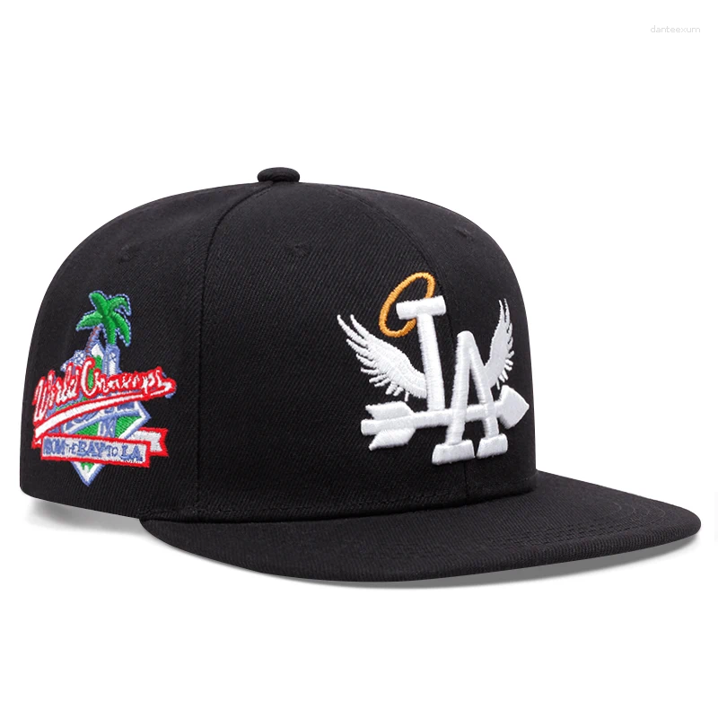 Ball Caps 2025 Letter Wing Pattern Side Coconut Tree Embroidery Fashion High Quality Snapback Men's Versatile Casual Baseball Hat