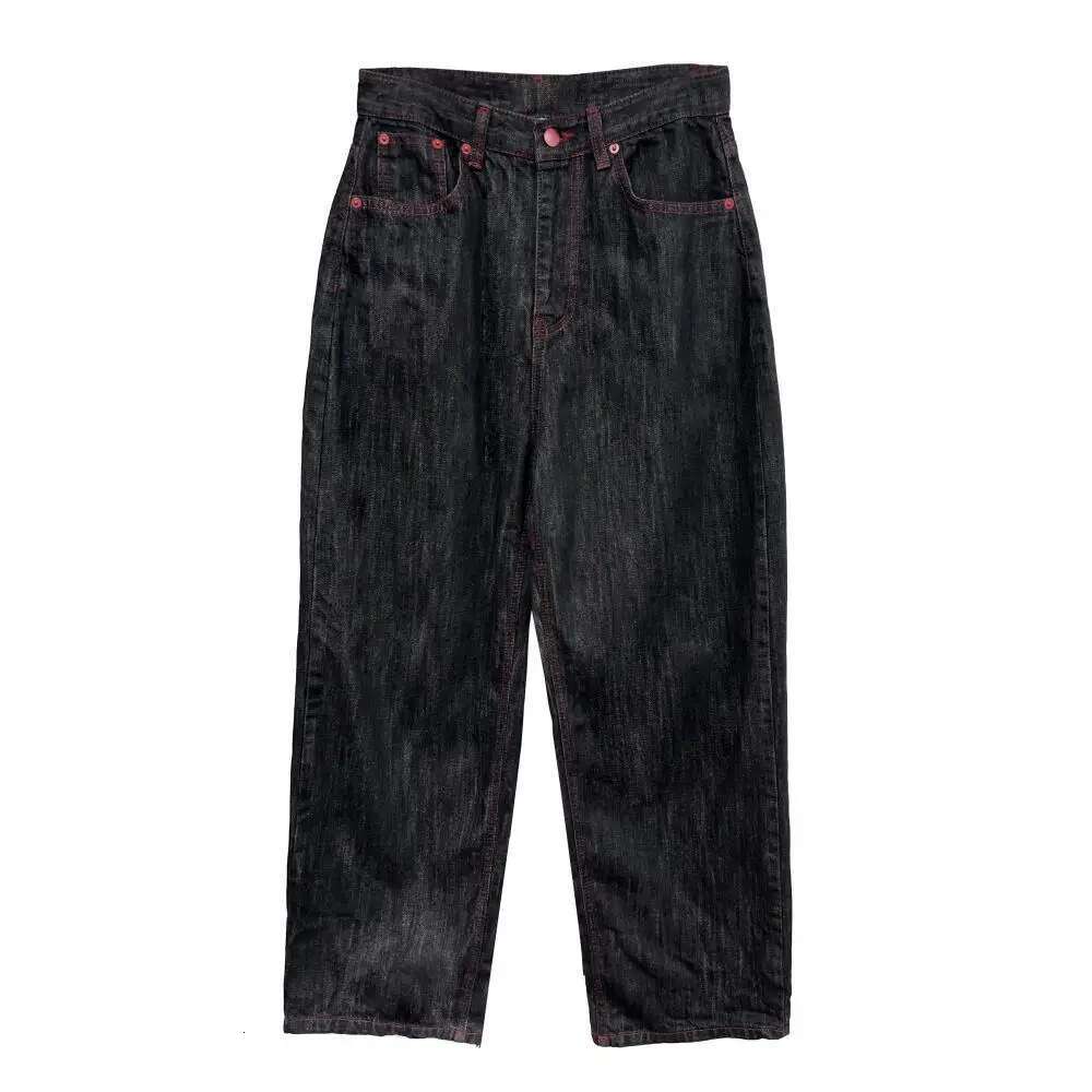 Love Embroidery Baggy Clothes Street Fashion Hip Hop Vintage High Waisted Woman Loose Casual Women Jeans