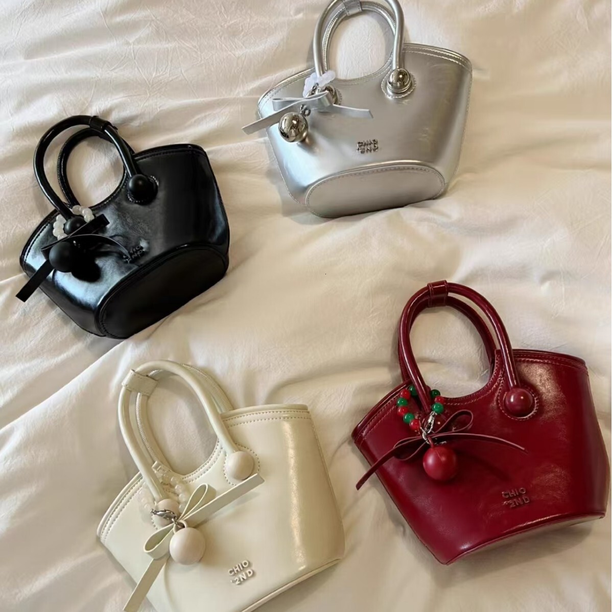 Nanfeng Chio Nd Cherry Love Handheld Tote For Women New Single Shoulder Crossbody Small Bag