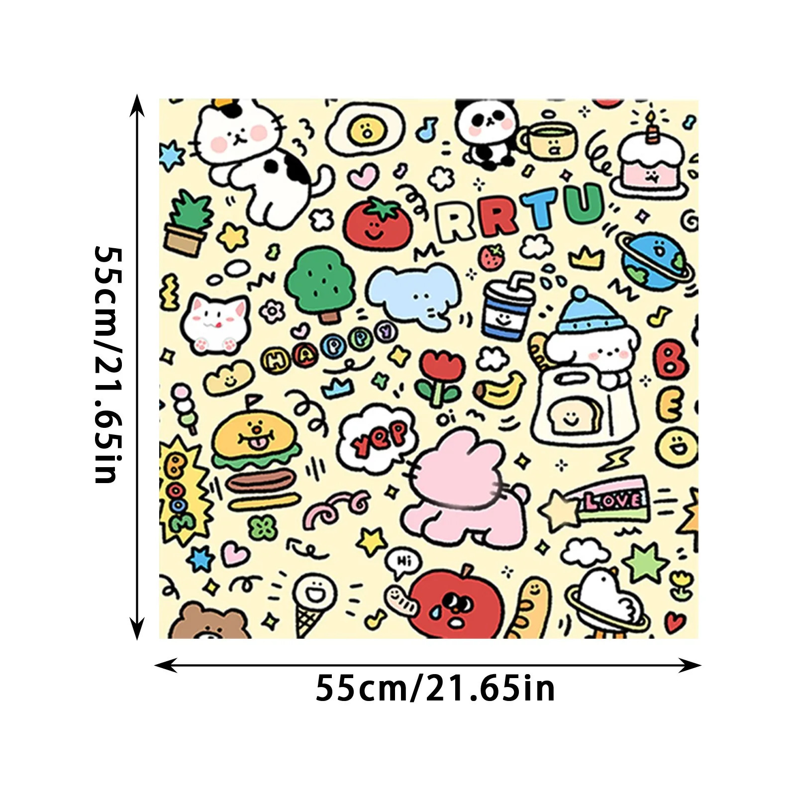 Cat Fixed Fabric Cartoon Printed Self-Adhesive Anti Scratch Anti Bite And Escape Cat Wrap Fabric Pet Grooming Restraint Bag 250326