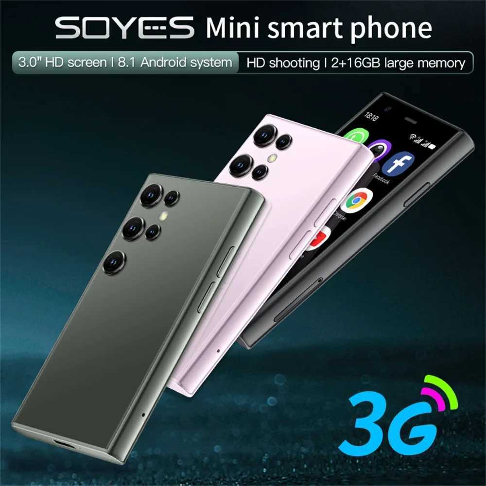 SOYES S23 Pro Mini Smartphone Android 8.1 Dual SIM Standby 3.0-inch HD 3G Phone 2GB+16GB 1000mAh Small Phone M250327