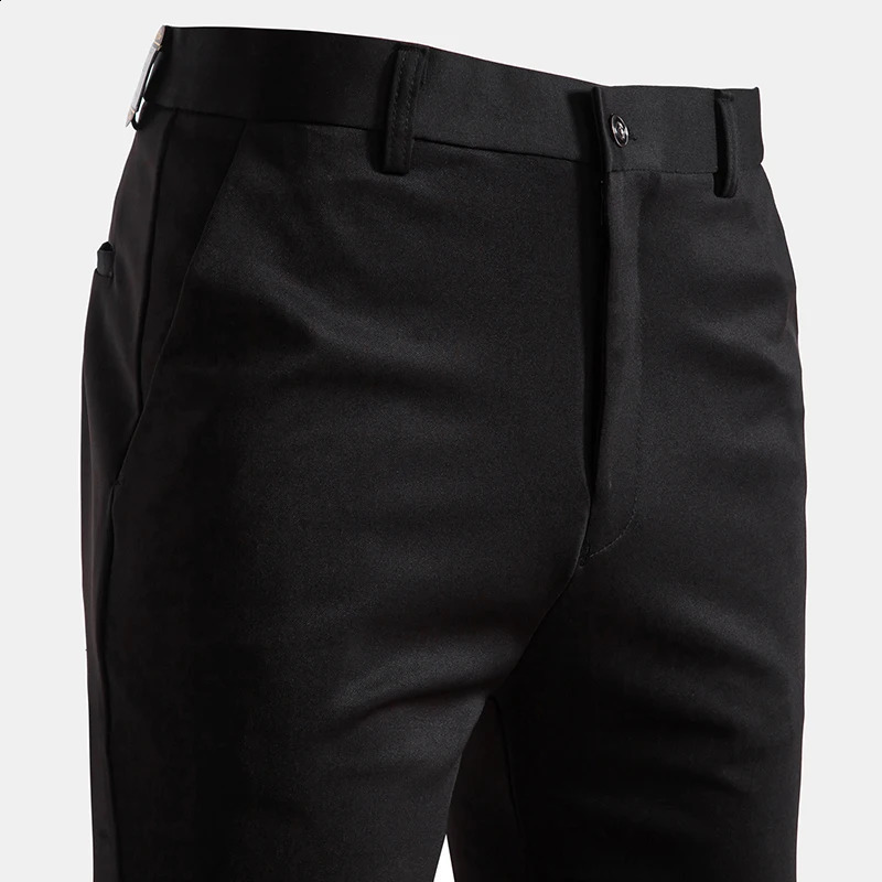Summer Spring Male Casual Pants Business Suit Pants Khaki Classic Mens Dress Pants Flexible Office Clothes 250317