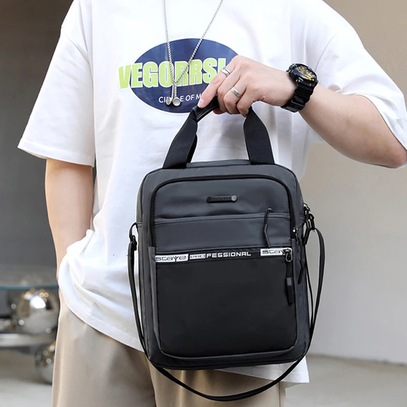 Mens handbag nylon mens cross shoulder messenger bag casual business multifunctional 250326