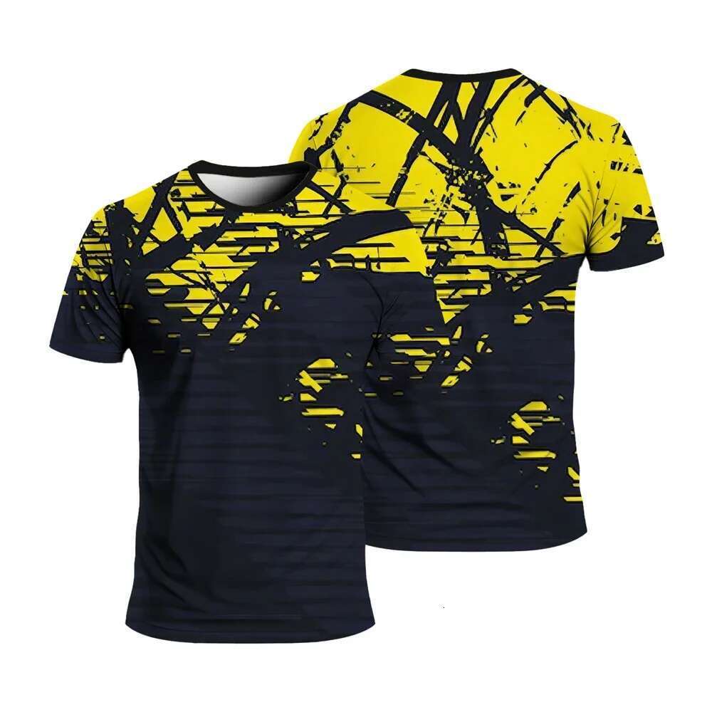 Summer fashion sports quick drying men's and women's loose and comfortable daily casual round neck short sleeved T-shirt can add DIY logo to