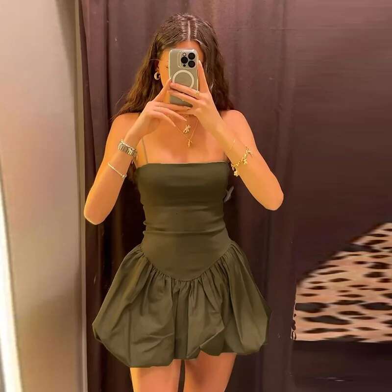 Dongdumaoyi Nieuwe Zomerstijl Sexy Individuele Damesjurk Met Spaghettibandjes In Franse Stijl
