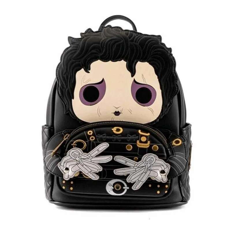 The Nightmare Before Jack Skelgton Sally Backpacks PU Leather Women Fashion Brand Backpack Christmas Gifts