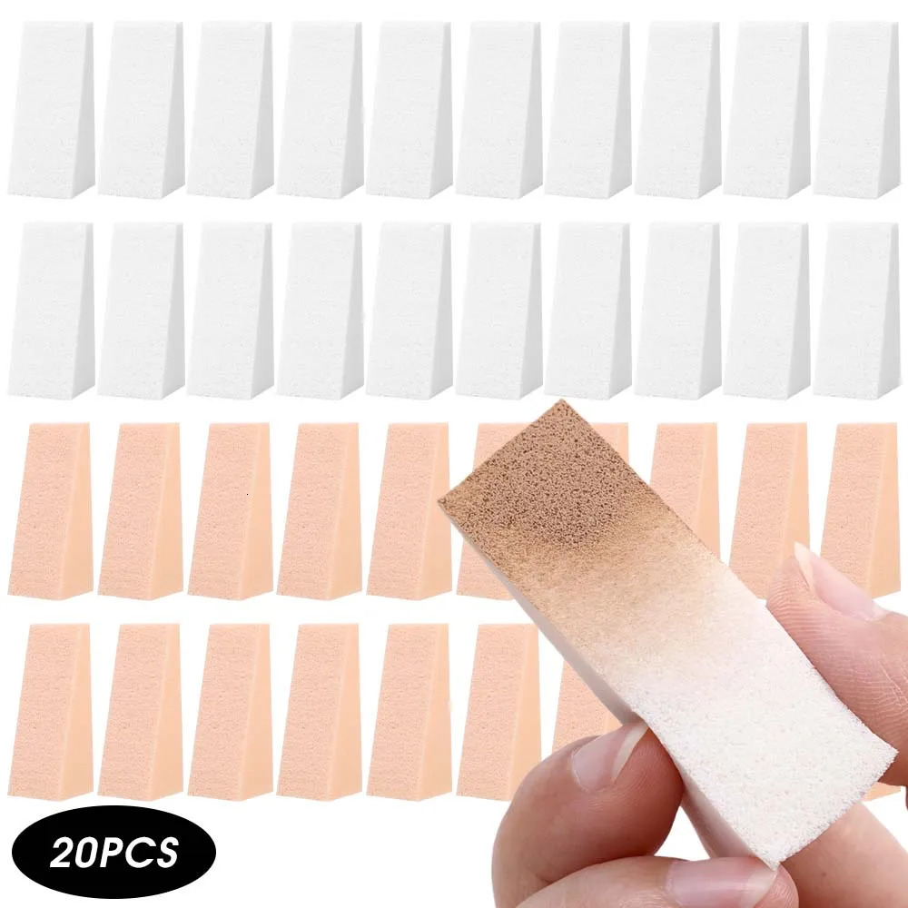 100pcs Soft Triangle Makeup Sponge Puff Blend Smearing Foundation Concealer Cream Tool Detail Powder Puff Cosmetics Applicator 250317