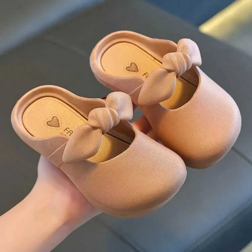 Slipper Girls slippers childrens sandals summer princess childrens sandals bow tie girls sandals fashionable and casual non slip childrens shoes S2532