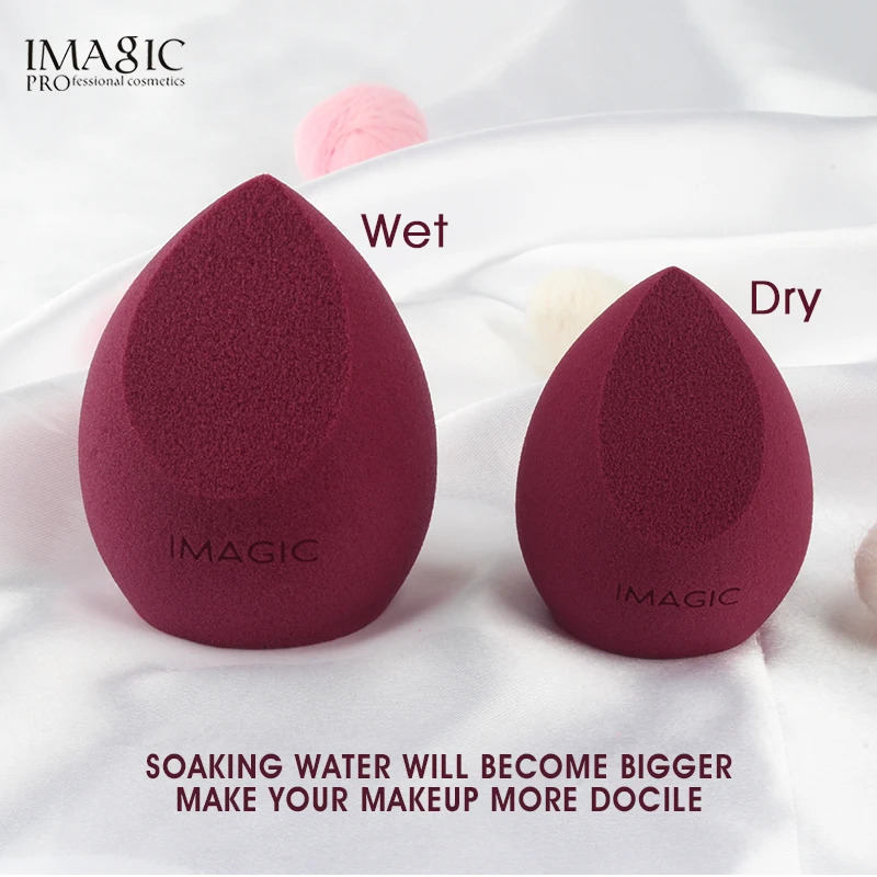 IMAGIC 3Pcs Makeup Puff Wet And Dry Professionele Makeup Spons Foundation Cream Concealer Multipurpose Makeup Tool 250317