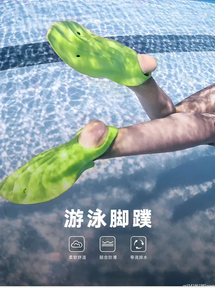 Professional Training Swimming Fins Flexible Soft Comfort Adult Snorkeling Foot Flipper Diving Fins 250327