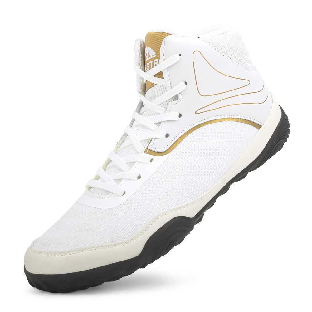 Large size 39-48 mens wrestling shoes professional anti slip boxing sports shoes breathable wrestling training shoes combat sports shoes M250327