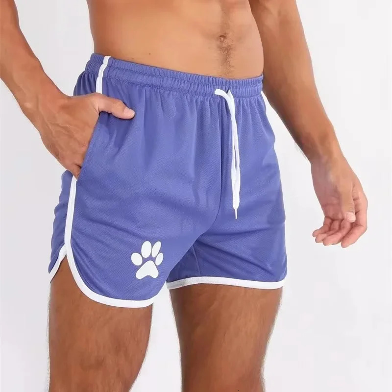 2025 Summer Mens Gym Fitness Shorts Mesh quick drying Sports Training short pants sweatpants Beach 250322