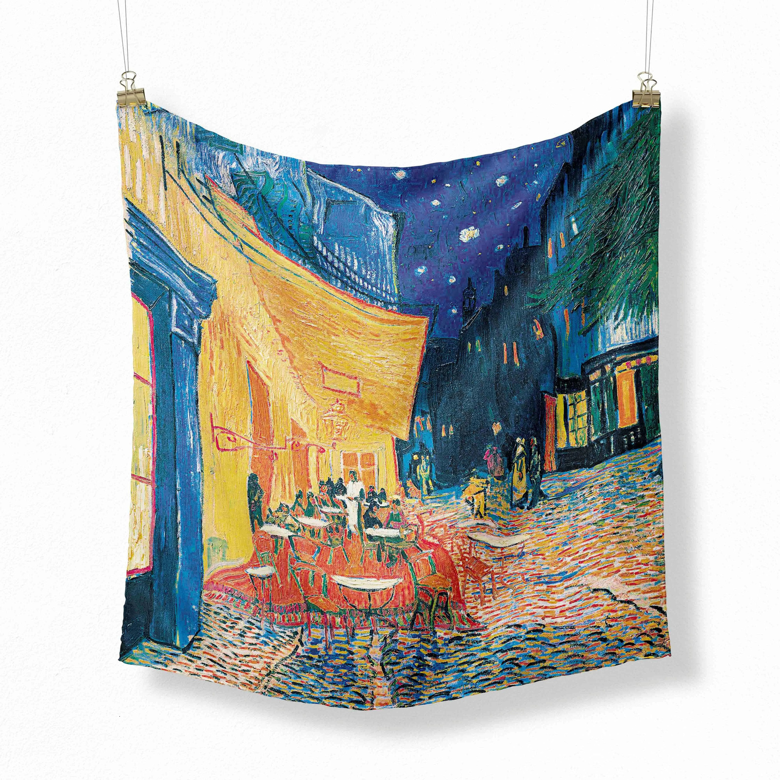 Flower Oil Painting Spring Winter Silk Scarf Men er Fashion Scarves Plaid for Women Scarf 250322