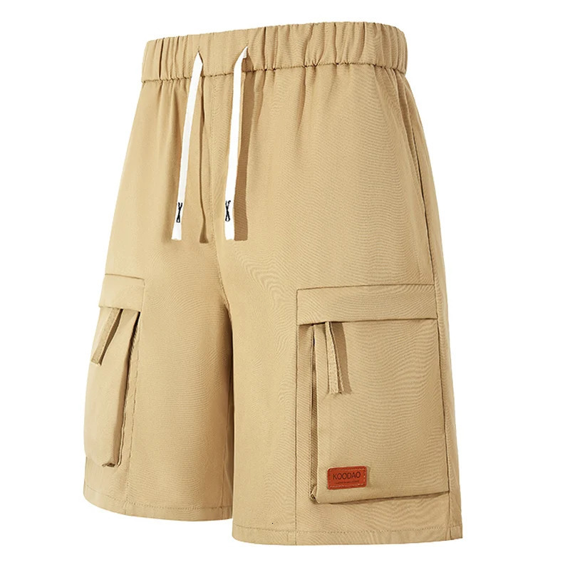 Outdoor cargo shorts mens EU size summer casual work solid streetwear sports pants 250327