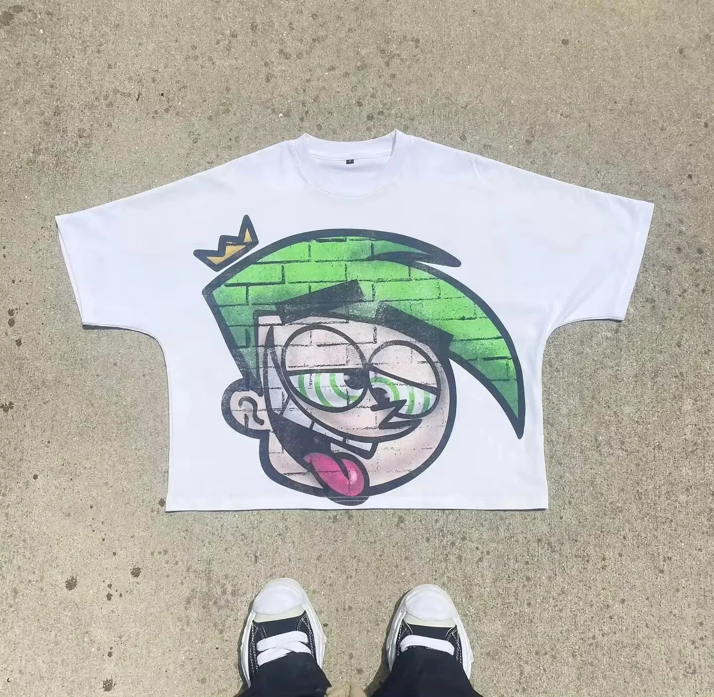 Streetwear mens and womens clothing Harajuku cartoon childrens graphic printing Tshirt casual cotton summer short sleeved Y2K top 250326