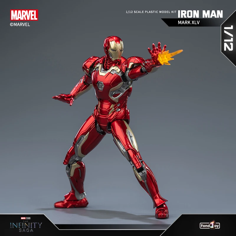 New Fondjoy Iron Man Mk45 Assembled Model Action Figure 1/12 Avengers 2 Movie Tony Stark Iron Man Model Collectible Model PVC Model Toys Boys Birthday