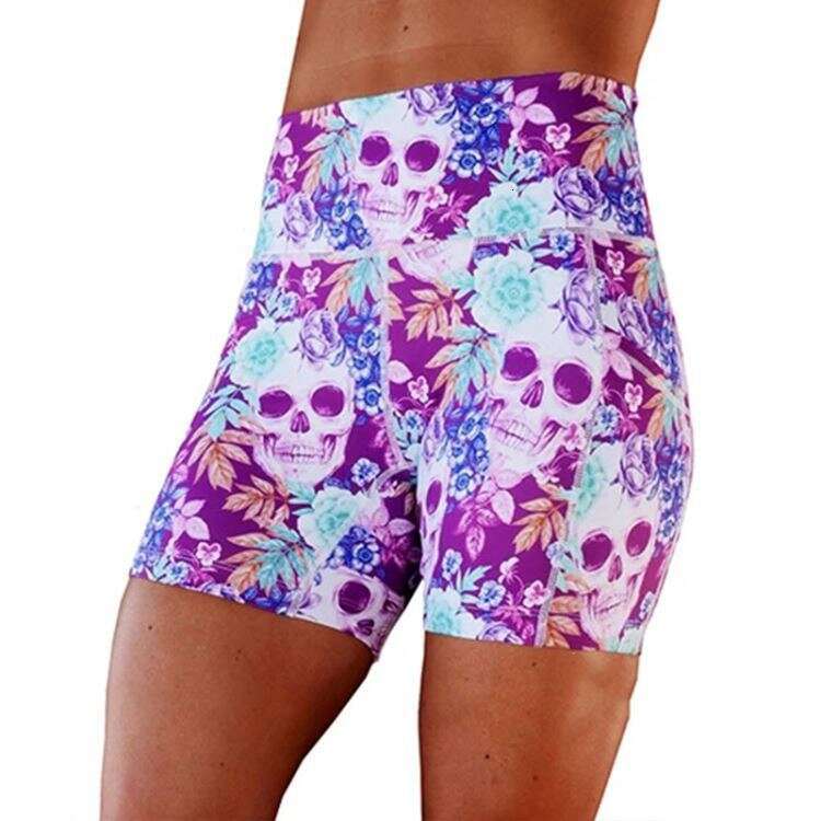 Women Yoga Pants New Patchwork Women S Yoga Pants Casual Sports Printed Three Part Leggings YJ