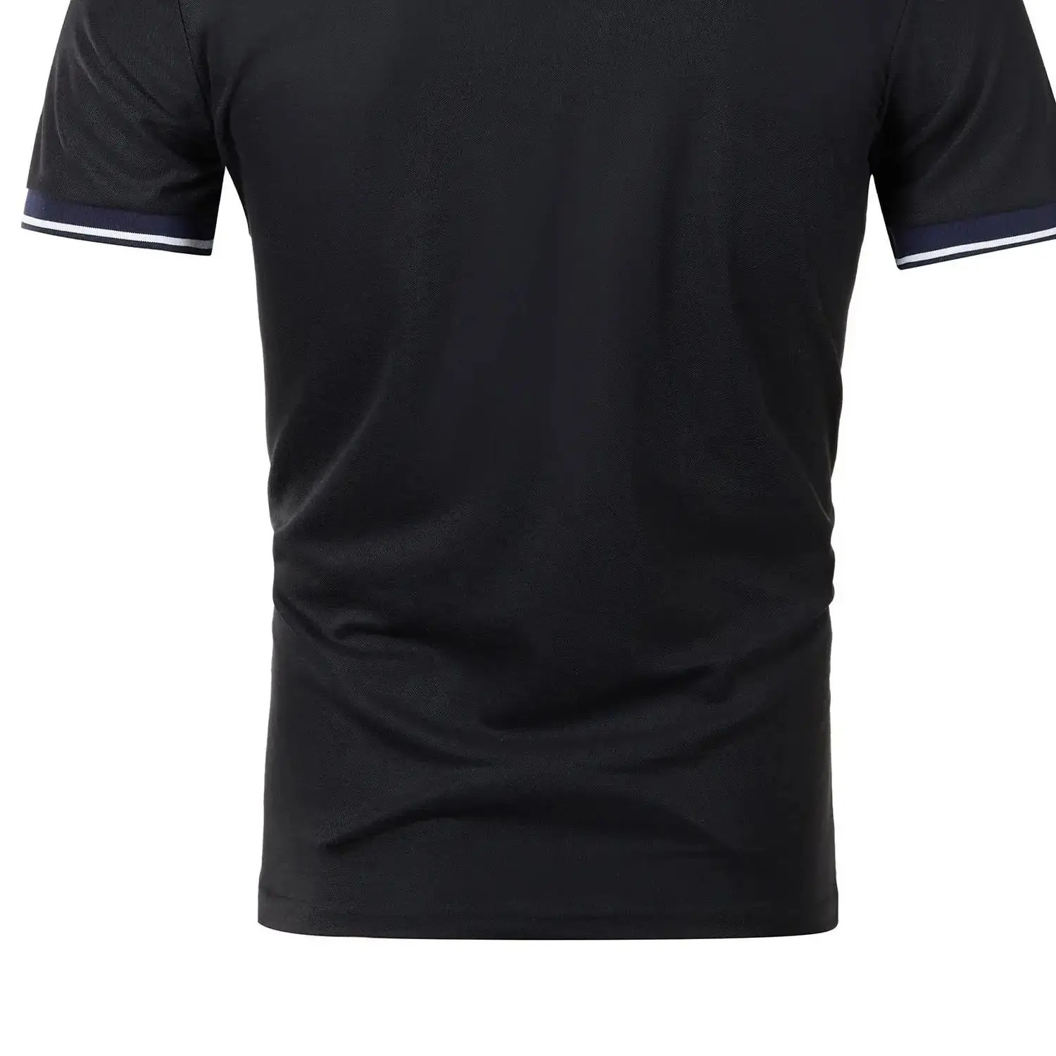 Mens polo shirt summer mens short sleeved color lapel 250327