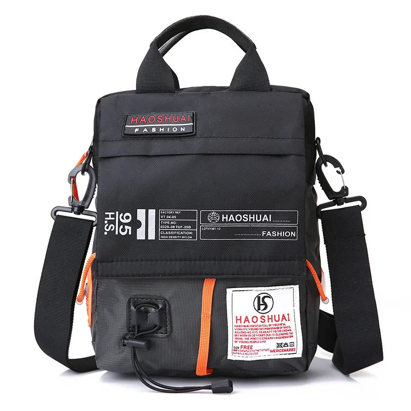 Mens handbag cross body bag casual shoulder outdoor waterproof sports travel fashionable trend nylon 250326
