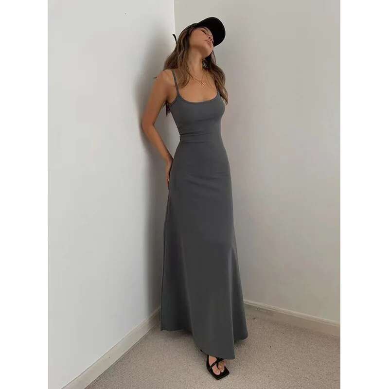 Dongdumaoyi Zoete En Pittige Stijl Figuur Knuffelende Dieptepuntband Sexy Taille Afslankende Rugloze Damesjurk