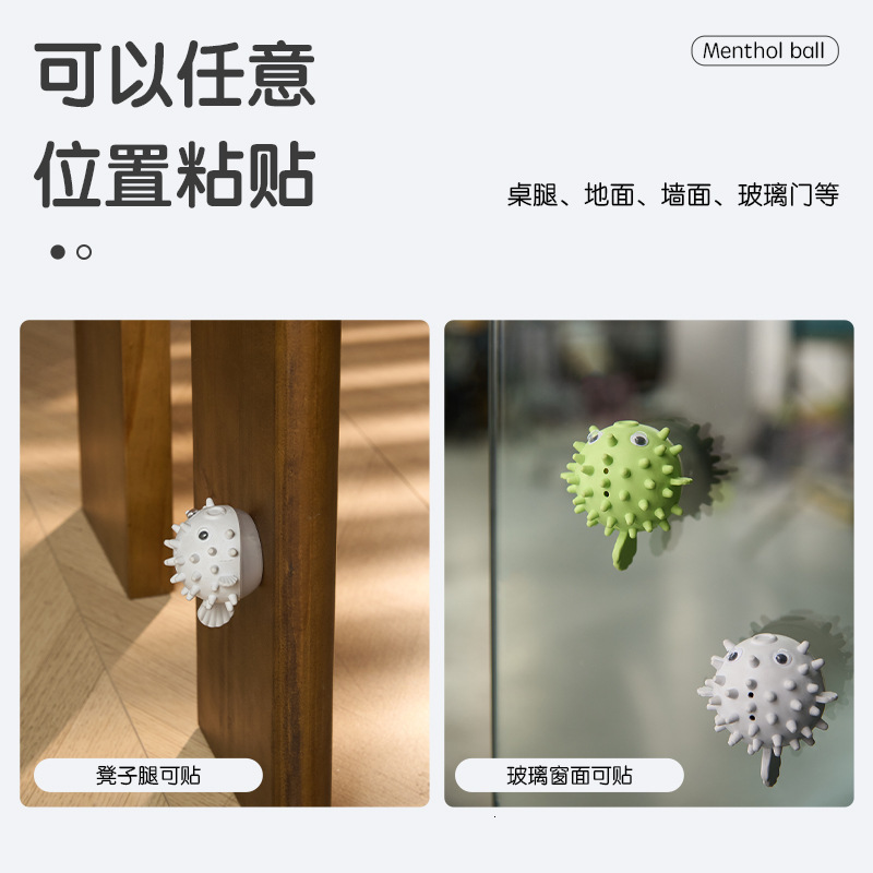 Cross border hot selling pufferfish, cat mint ball, wall mounted cat itch remover, self soothing and stress relieving cat toy, pet supplies