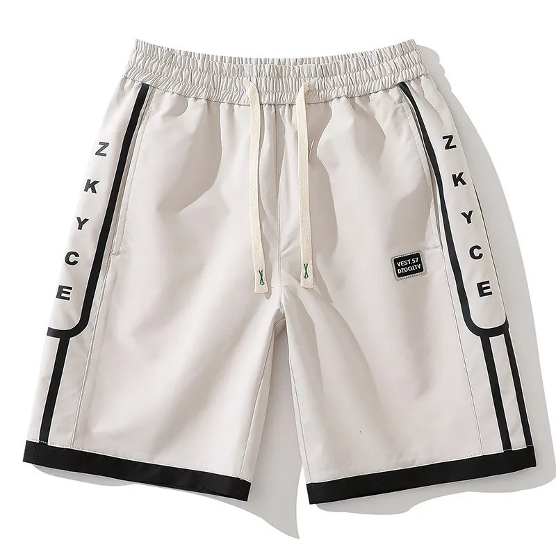 Letters 2025 Summer Arrival Sports Shorts Men Comfortable Elastic Waist Clothing Male Breathable Short Trousers 250322