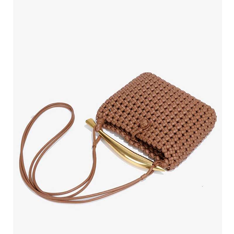 Handwoven Handbag Women's Fashion Versatile Woven Personality Trend Shoulder Bag And Wallet Crossbody Bags
