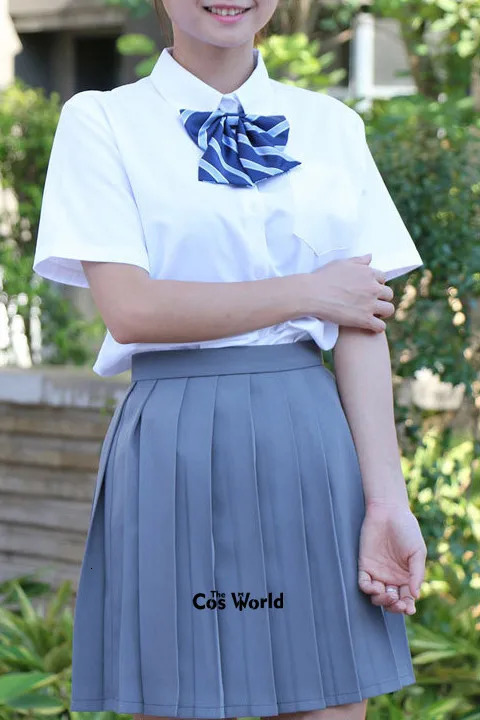 XS3XL 17 Color Girl Japanese Summer High Waist Wrinkle Skiing Suitable for JK School Uniform Student Clothing 250326