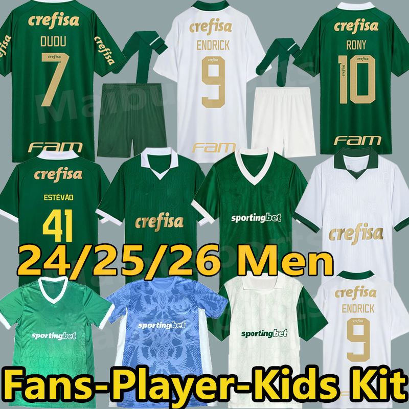 25 26 Season Palmeira jerseys ESTEVAO RICHARD RIOS Palmeira football shirts 2025 2026 PAULINHO PIQUEREZ MAURICIO G.GOMEZ R.VEIGA player version Kids Kit
