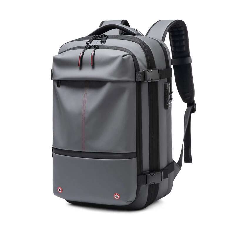 Men Travel Vacuum Compression 17 Inch Laptop Business Large Capacity School Backpack Expanded Hiking Backpack