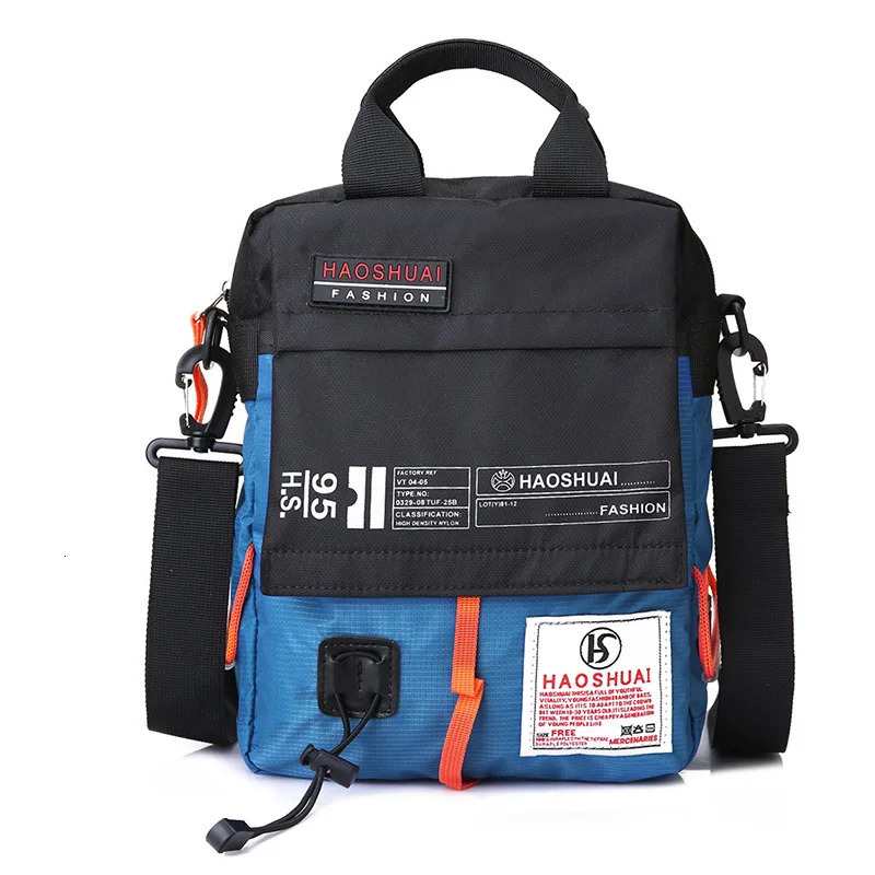 Mens handbag cross body bag casual shoulder outdoor waterproof sports travel fashionable trend nylon 250326