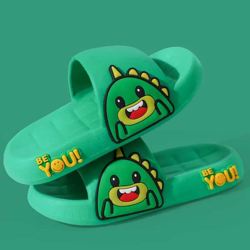 Slipper Childrens slippers with soft sole and anti slip baby boys and girls light and cute cartoon outdoor wear comfortable sandals S25326