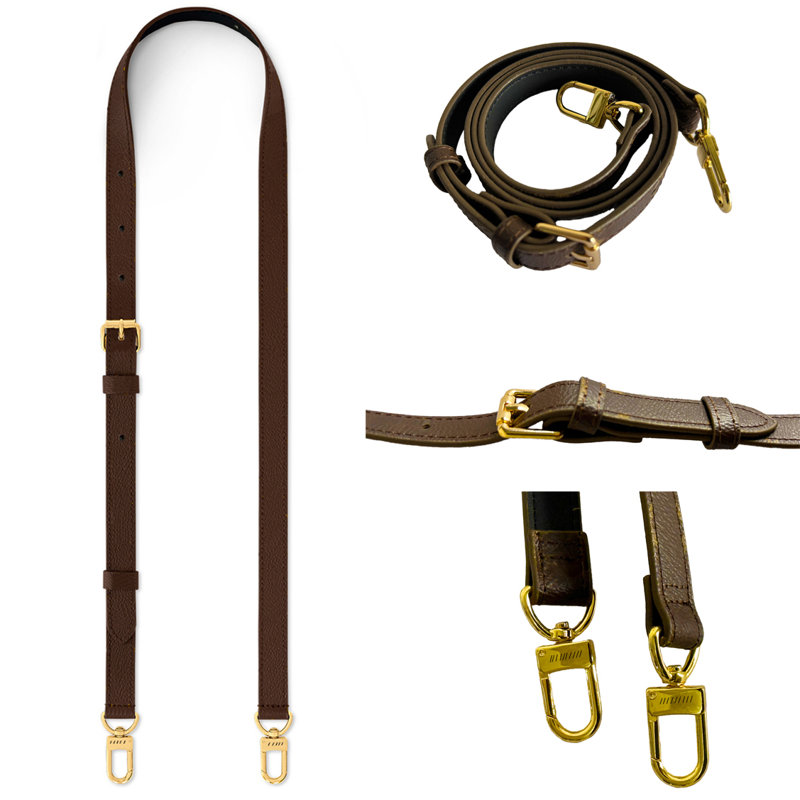 Luxury Designer Bags Strap, Leather Adjustable Bag Strap Parts Accessories Crossbody Belt Strap Zhngu07