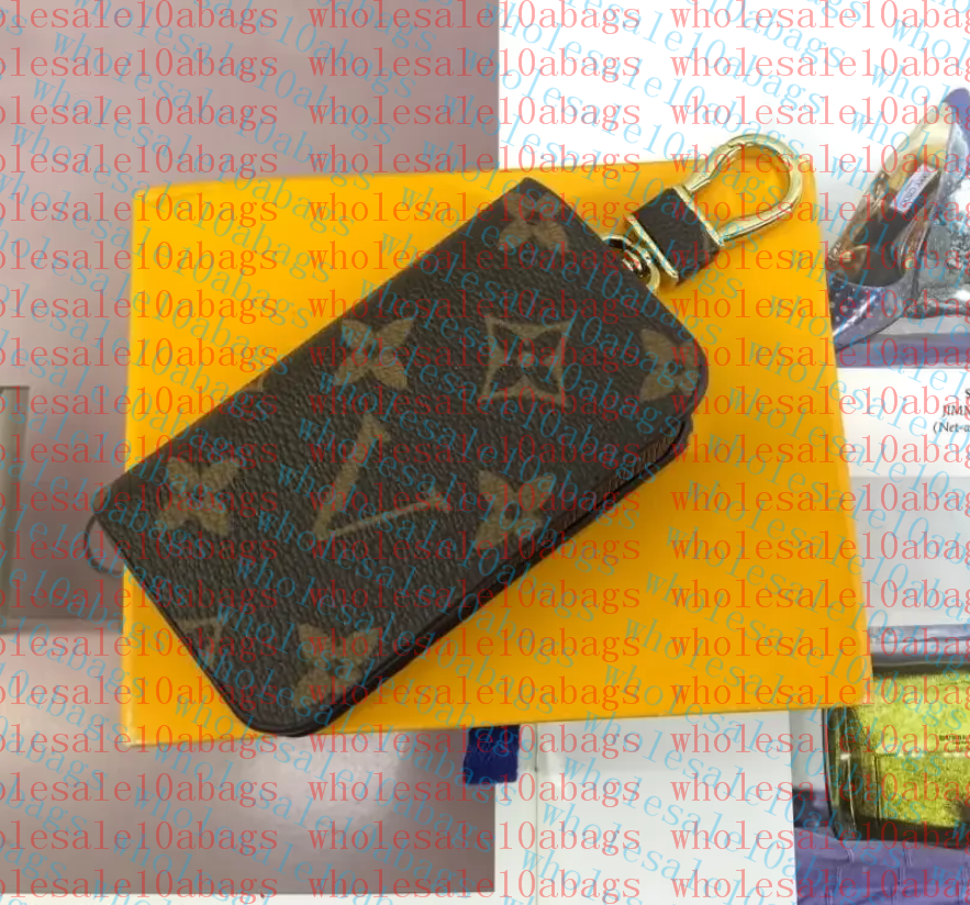 designer men universal car key bags case unisex male genuine leather keys holder women zipper smart keychain cases cars keys pouch bag wallets 10a
