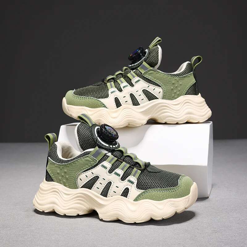 Designer Shoes Children's Fashion Non Slip School Sports Shoes Outdoor Casual Sports Shoes Soft Soled Boys' Tennis Shoes 4 To 12 Years Old N