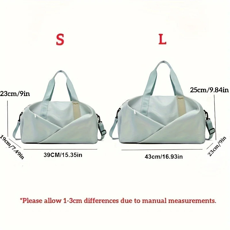 Large Capacity Gym Bag Women Travel Handbag Sports Dry Wet Pocket Swimming Tote Shoulder Weekend Fitness Duffle Yoga Shoes Bags 250326