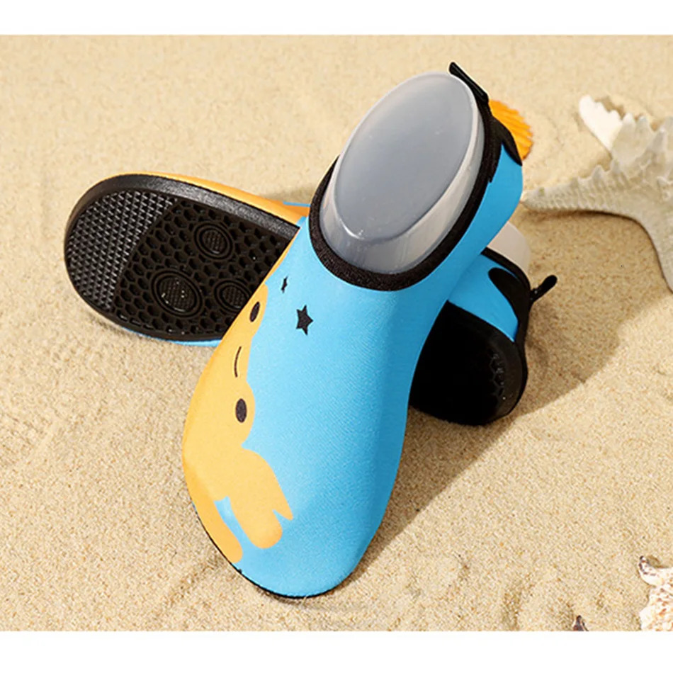 Children Beach Shoes Baby Soft Floor Indoor Slipper Snorkeling Swim Socks Boys And Girls Anti-Slip Home Barefoot Kids Slippers 250326