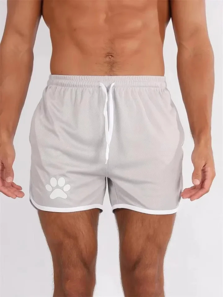 2025 Summer Mens Gym Fitness Shorts Mesh quick drying Sports Training short pants sweatpants Beach 250322