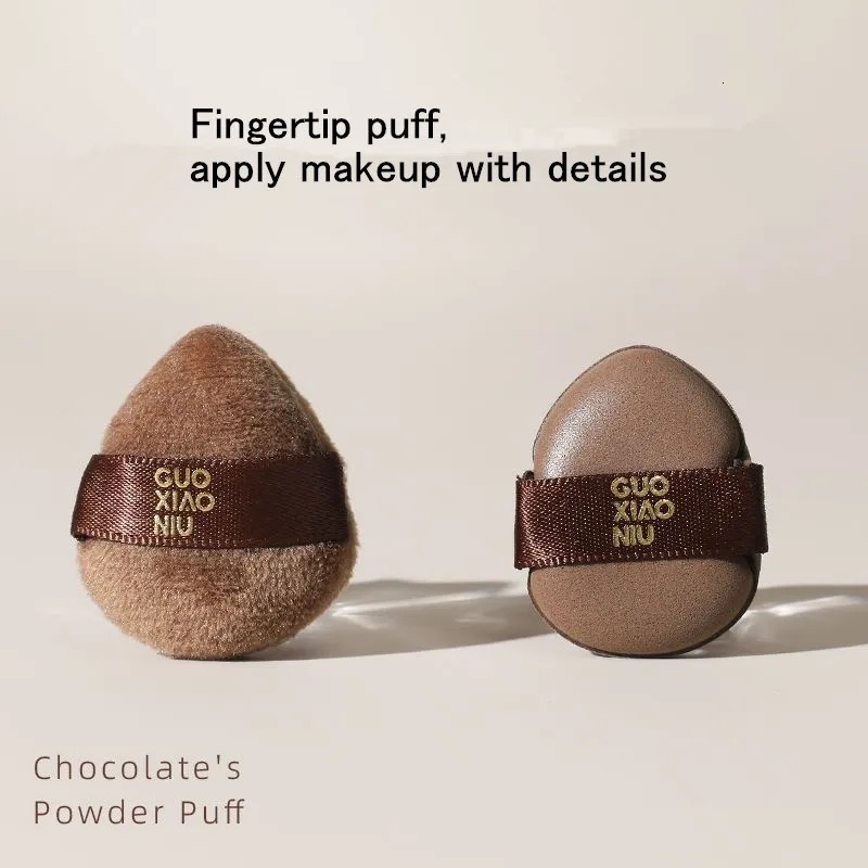 GUOXIAONIU 6PCS Makeup Blender Puffs Loose Powder Foundation BB Cream Cosmetics Applicator Sponge Dry Wet Use Tool 250317