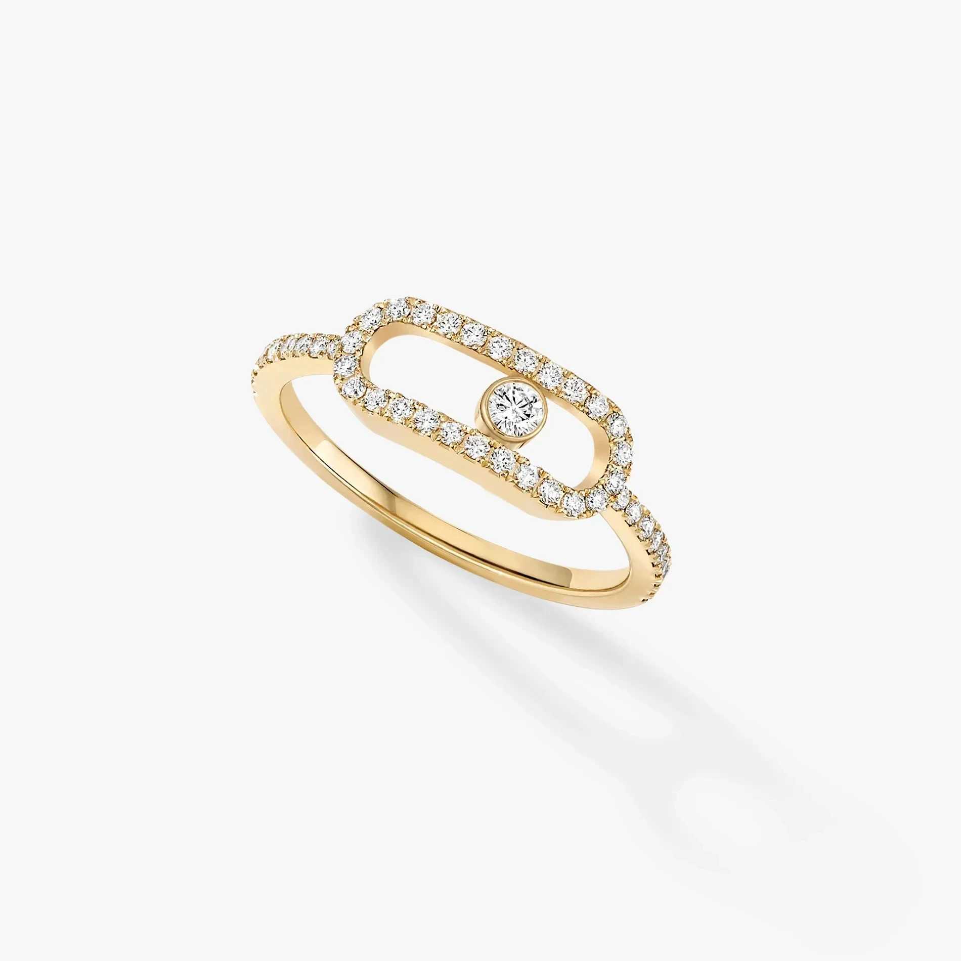 925 Sterling Silver Brillant Full Diamond 1 Diamond Rings Mica Femmes Bijoux De Luxe Marque Retro Style PartyXJ250327