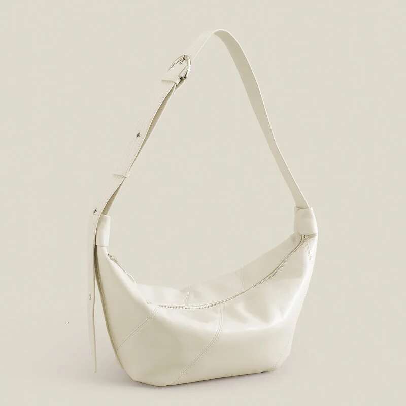 New Classic Casual Beige Color Lamb Skin Hobo Tote Soft 100% Real Leather Sheepskin Women Shoulder Bag Leisure Handbag