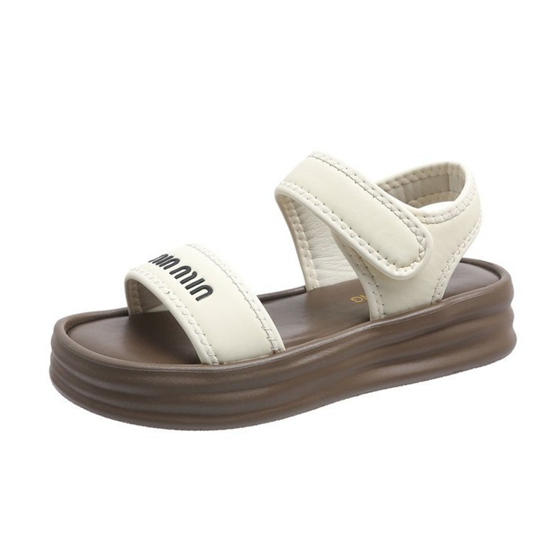 free shipping designer Sandals for woman summer breathable casual classic black beach shoes