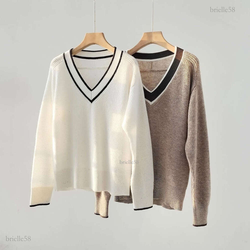 BC Cashmere mixed with Designer Brand High end BC Knitted Jacket Women's Autumn Wear Lao Qian Feng Heavy Industry Fish Scale Shining