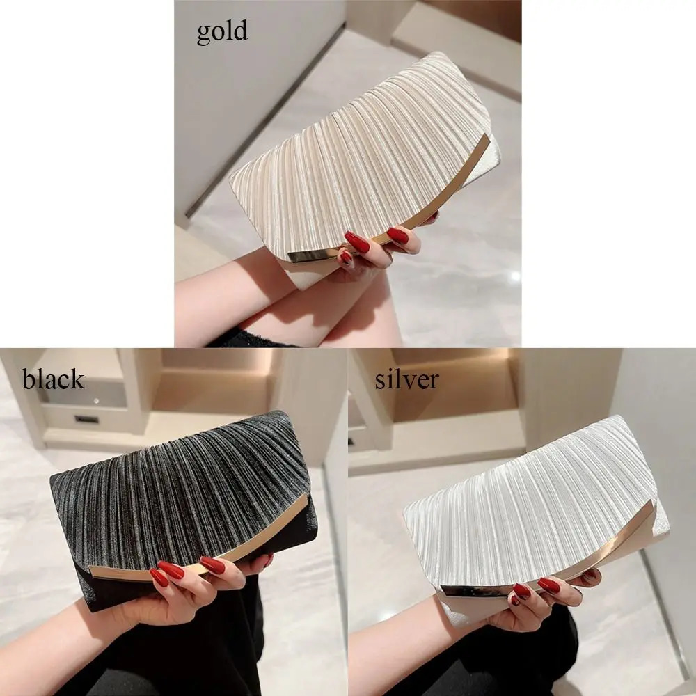 Fashionable womens y sequin clutch evening bag flash banquet handbag chain shoulder wedding party wallet 250326