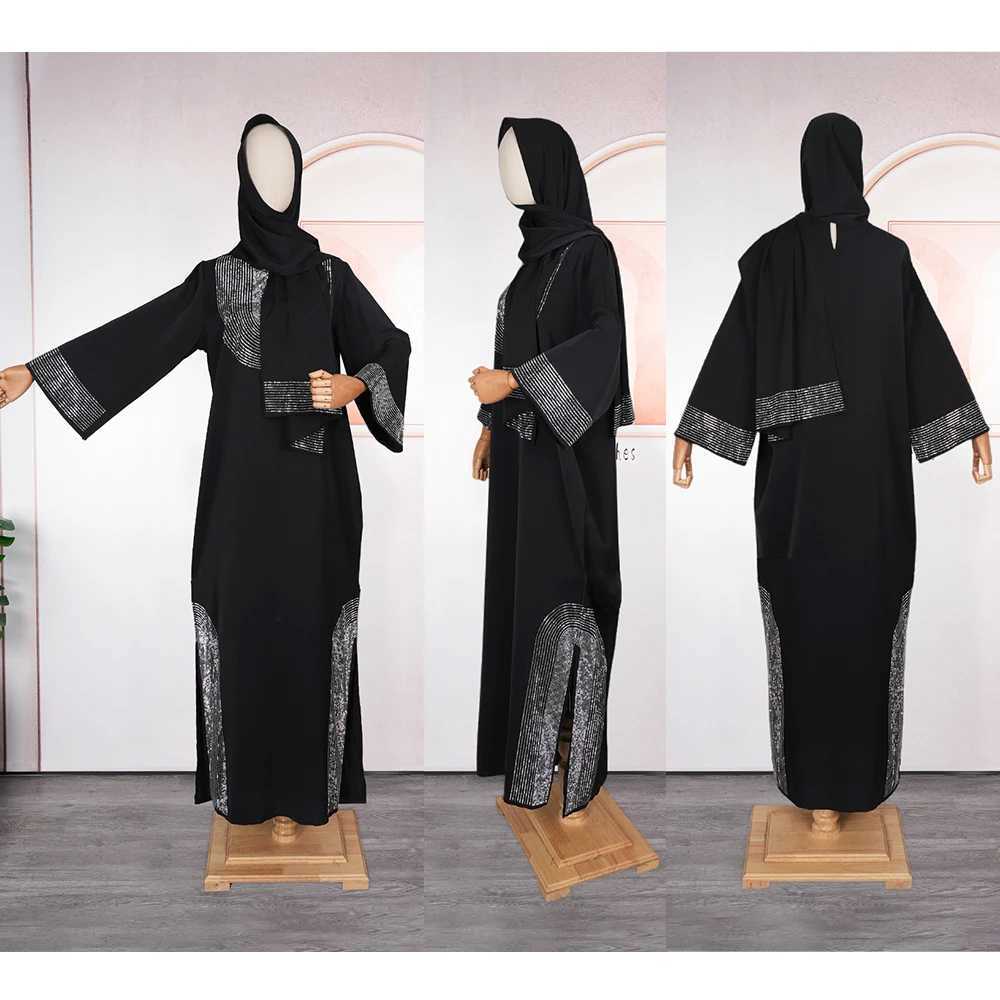 2025 Abayas For Women Dubai Luxury 2025 African Muslim Fashion Dress Caftan Marocain Evening Party Dresses Boubou Robe Djellaba Femme X2505146