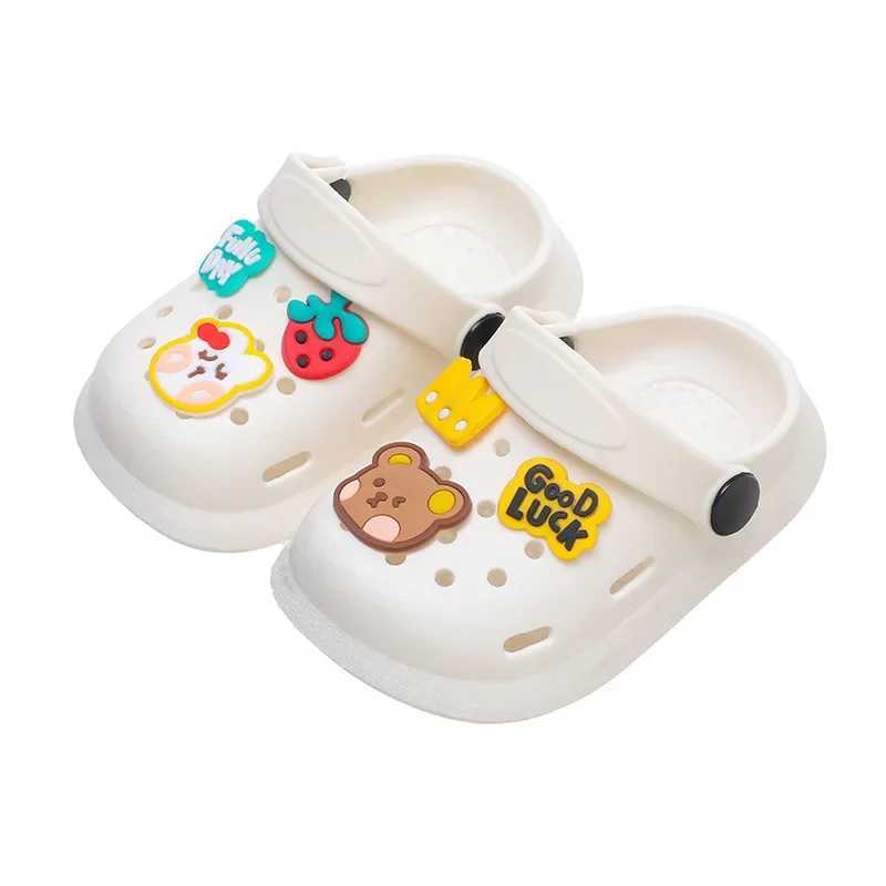 Slipper Childrens slippers childrens summer beach shoes girls cartoon family slippers boys baby sandals baby 1-8Y S25326