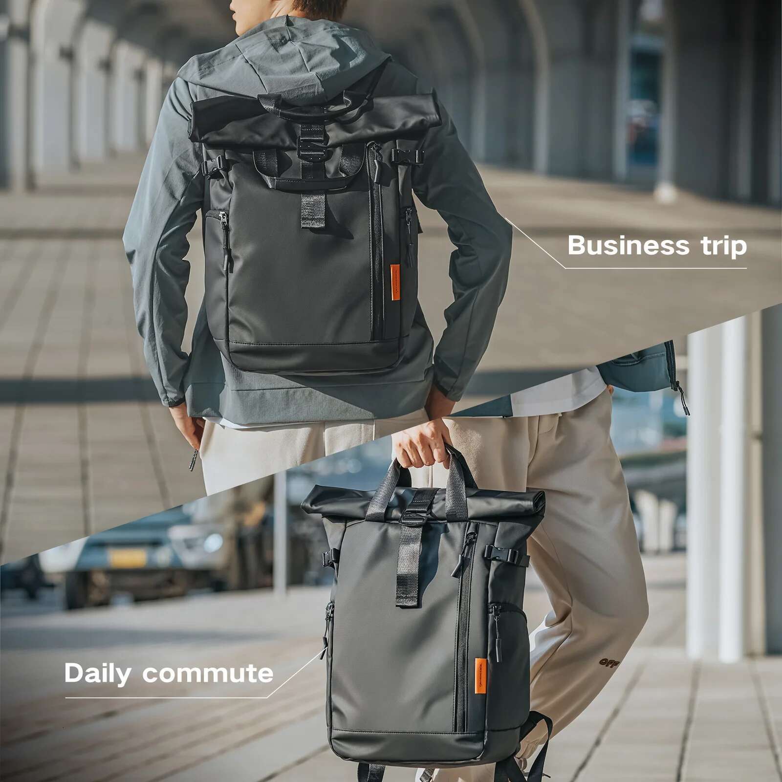 Backpack Waterproof Womentravel Expandable Large 15.6 In Laptop Bag Mochilas Urban Backpacks Men