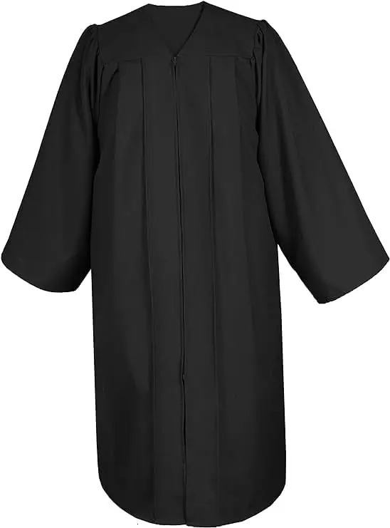 Neutral matte hat and dress with tassels used for high school graduate academic clothing uniform tops 250326