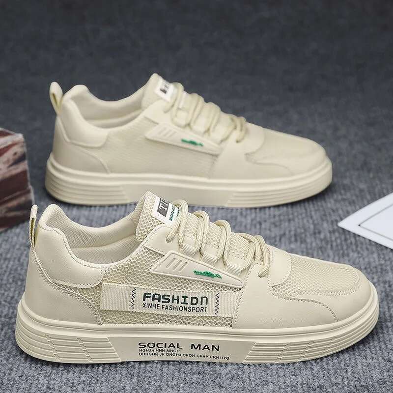 Summer Men Casual Sneakers Outdoor Breathable Comfortable Air Cushion Running Student Boards Shoes Hot Sale Versatile
