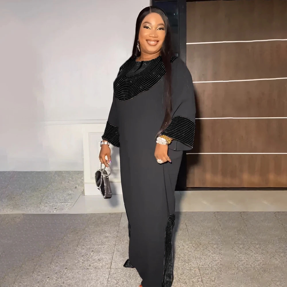 Abayas for Women Dubai y African Muslim Fashion Dress Caftan Marocain Evening Party Boubou Robe Djellaba Femme 250326